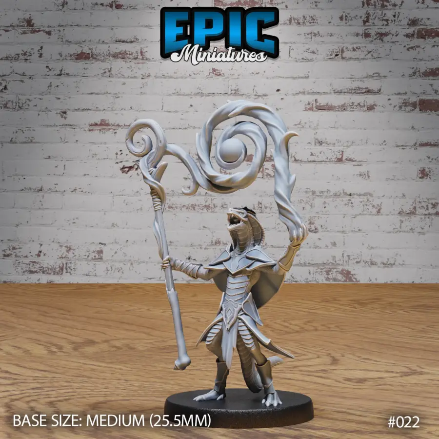 Lizard Folk Army Whip / Lizard Folk Army Dagger & Axe / Lizard Folk Army Magic / Lizard Folk Army Hammer Set - Image 6