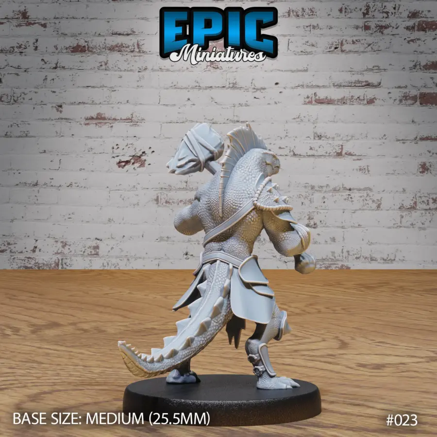 Lizard Folk Army Whip / Lizard Folk Army Dagger & Axe / Lizard Folk Army Magic / Lizard Folk Army Hammer Set - Image 9