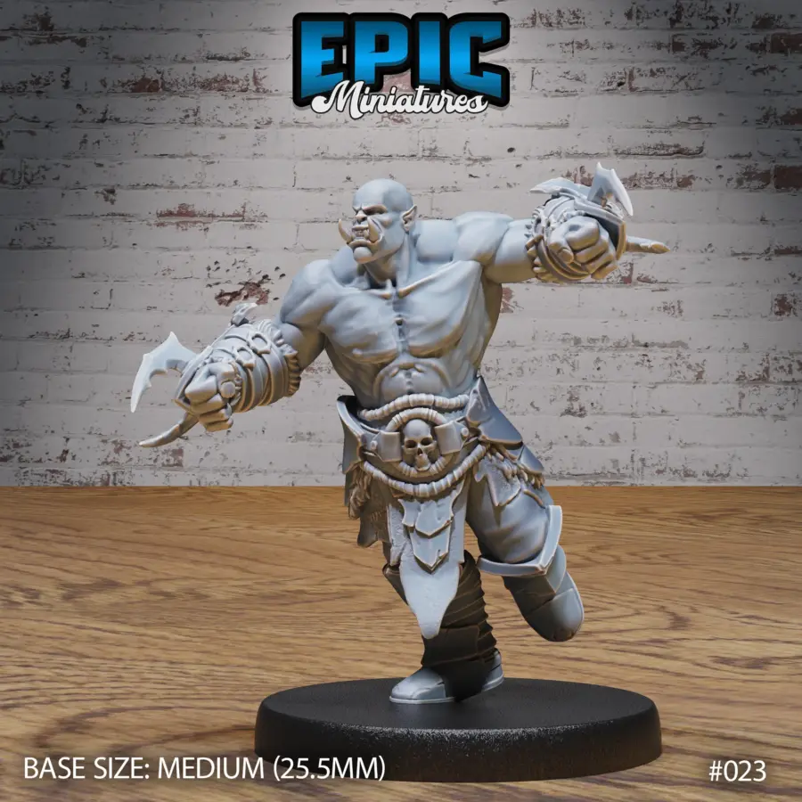 Orc Army Claws / Orc Army Morning Star / Orc Army Spear Set - Image 2