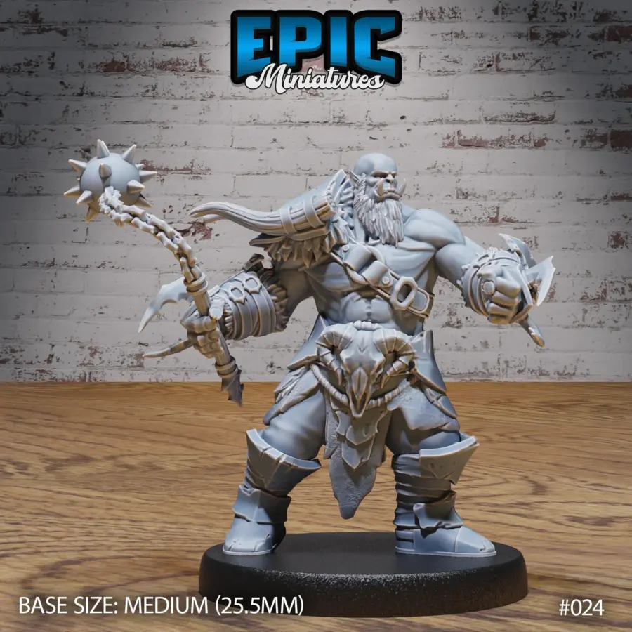 Orc Army Claws / Orc Army Morning Star / Orc Army Spear Set - Image 4
