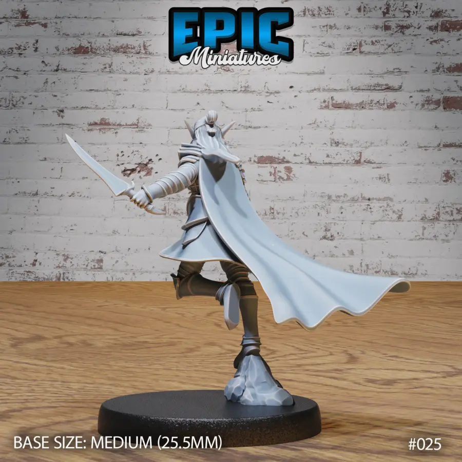 Dark Elf Army Daggers / Dark Elf Army Battle Horn / Dark Elf Army Crossbow Male Set - Image 3