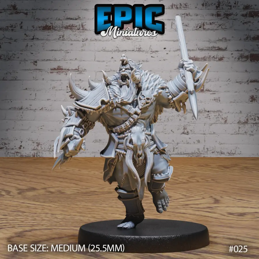 Orc Army Claws / Orc Army Morning Star / Orc Army Spear Set - Image 6