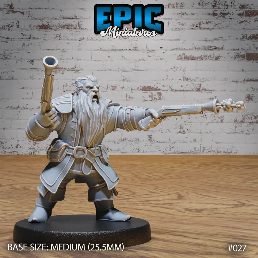 Dwarf Army Shooting / Dwarf Army Mace & Shield / Dwarf Army Battle Axe Set - Image 2