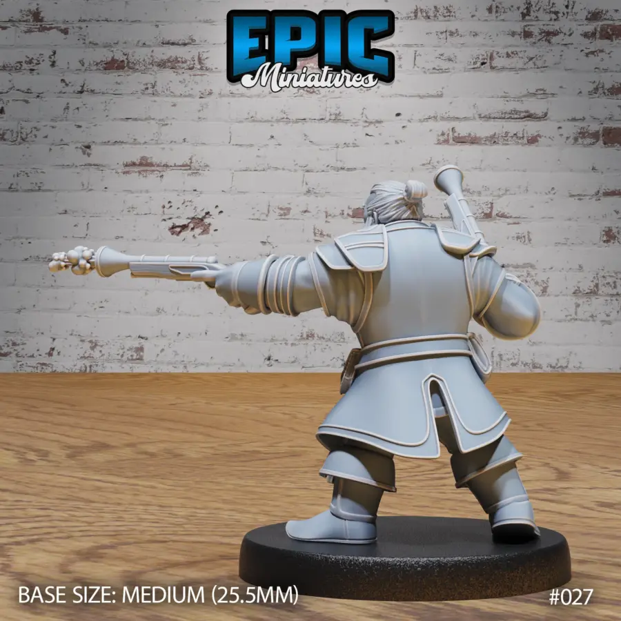 Dwarf Army Shooting / Dwarf Army Mace & Shield / Dwarf Army Battle Axe Set - Image 3