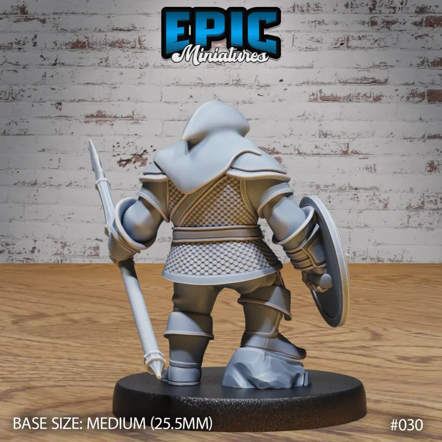 Dwarf Army Spear & Shield / Dwarf Army Rogue / Dwarf Army Morningstar / Dwarf Army Dual Hammer Set - Image 3