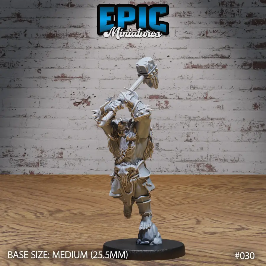 Orc Army Hammer / Orc Army Axe & Shield / Orc Army Double Axe Set - Image 2
