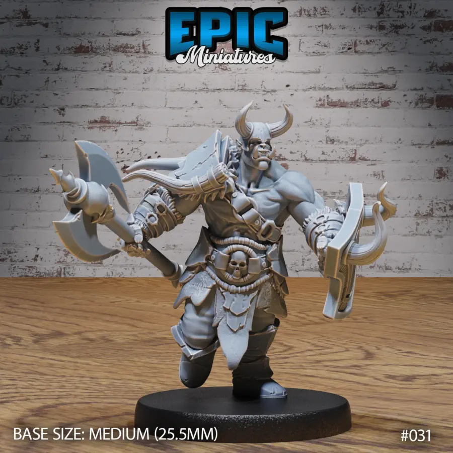 Orc Army Hammer / Orc Army Axe & Shield / Orc Army Double Axe Set - Image 4