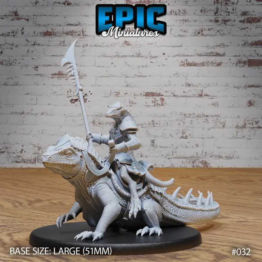Lizard Folk Army Reptile Spearman / Lizard Folk Army Reptile Warrior Set - Image 2