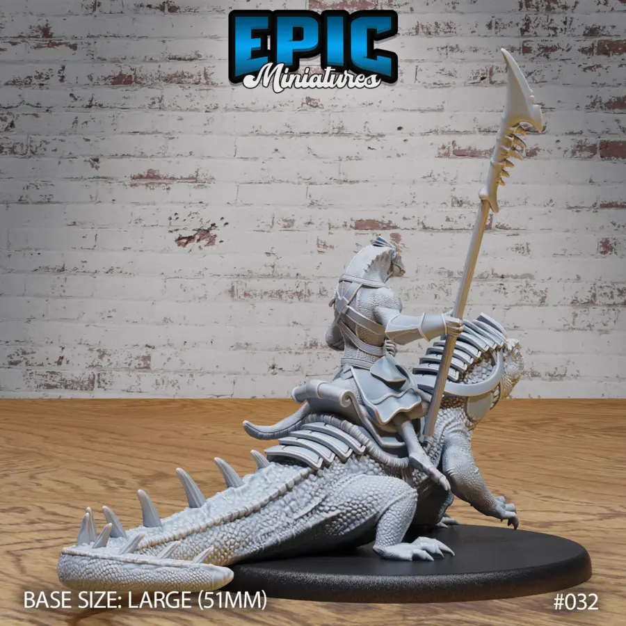 Lizard Folk Army Reptile Spearman / Lizard Folk Army Reptile Warrior Set - Image 3