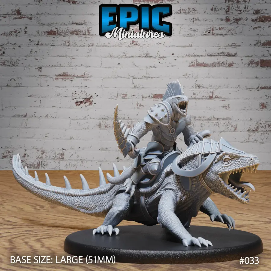 Lizard Folk Army Reptile Warrior (Large)