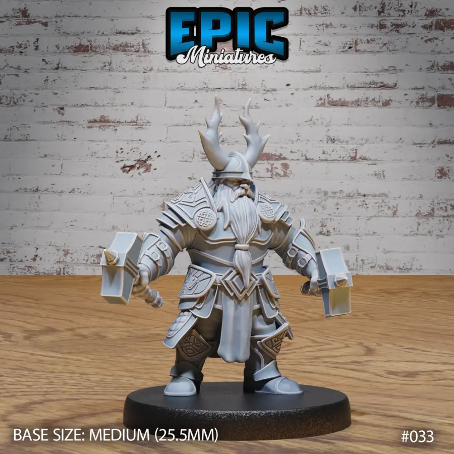 Dwarf Army Spear & Shield / Dwarf Army Rogue / Dwarf Army Morningstar / Dwarf Army Dual Hammer Set - Image 8