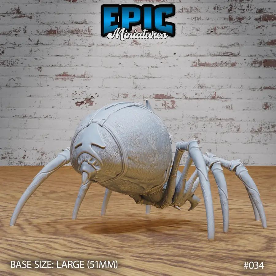 Giant Spider Mount / Dark Elf Spider Rider / Giant Spider Mount Attacking / Dark Elf Spider Rider Attacking Set - Image 3
