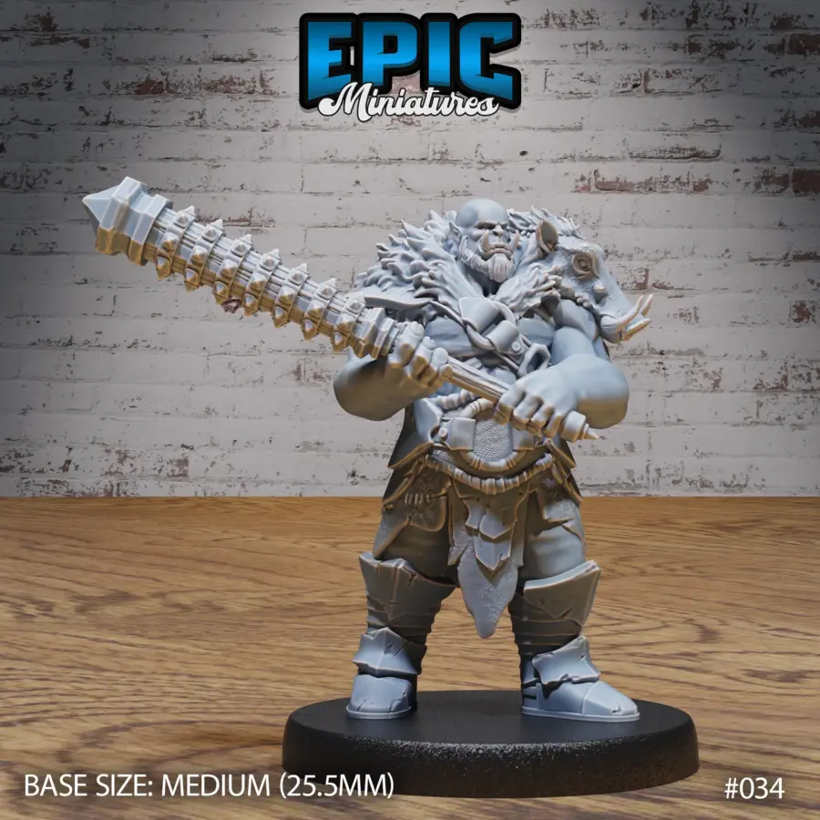 Orc Army Sword & Shield / Orc Army Mace / Orc Army Cleaver / Orc Army Halberd Set - Image 4