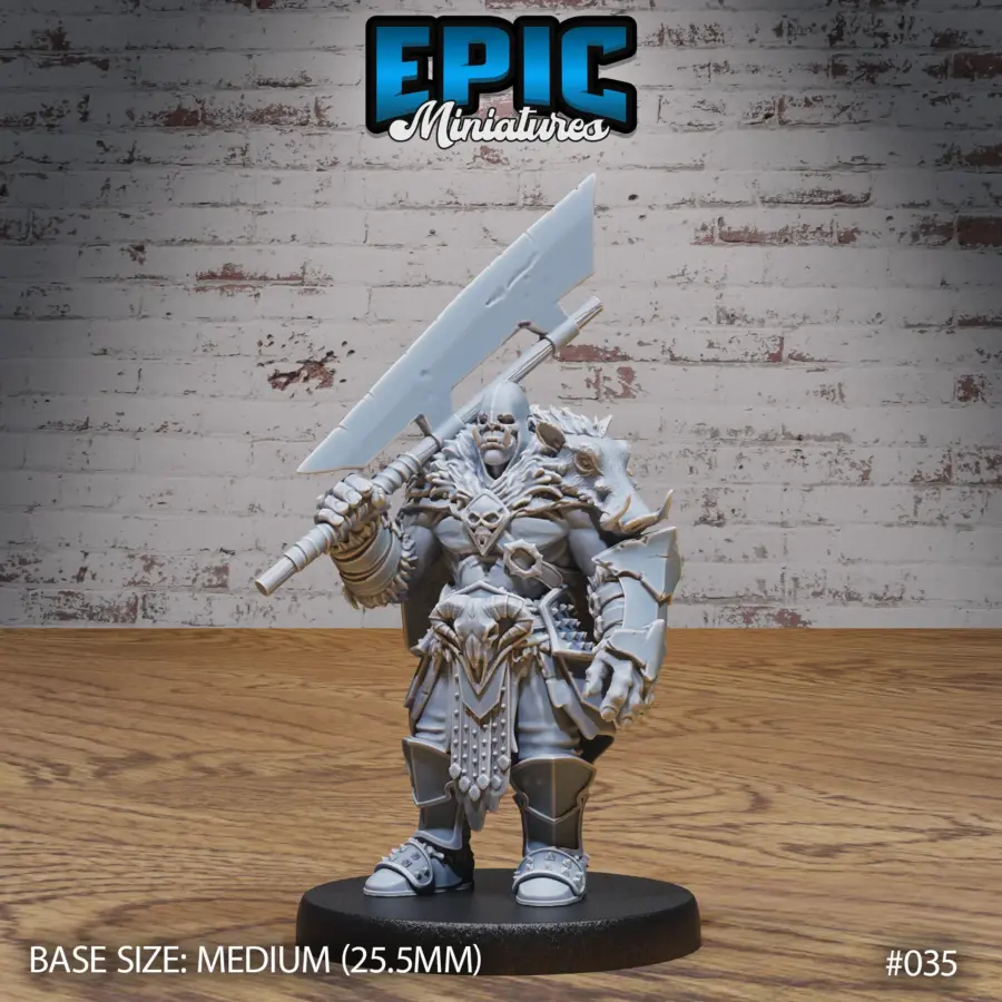 Orc Army Sword & Shield / Orc Army Mace / Orc Army Cleaver / Orc Army Halberd Set - Image 6