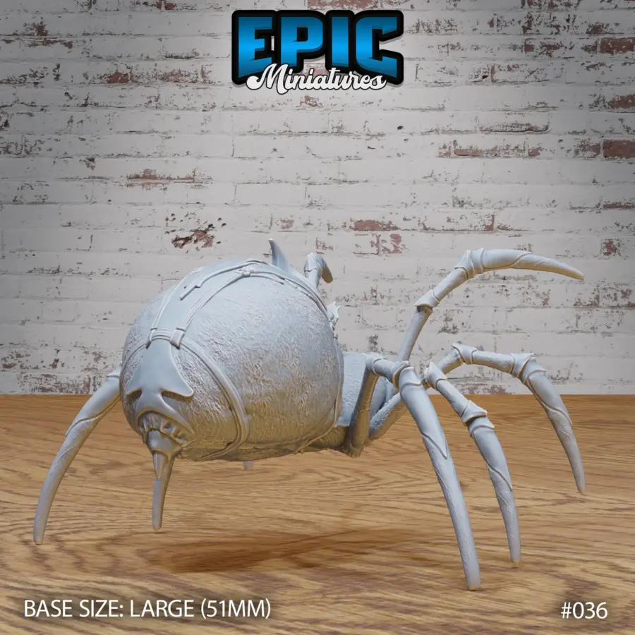 Giant Spider Mount / Dark Elf Spider Rider / Giant Spider Mount Attacking / Dark Elf Spider Rider Attacking Set - Image 7