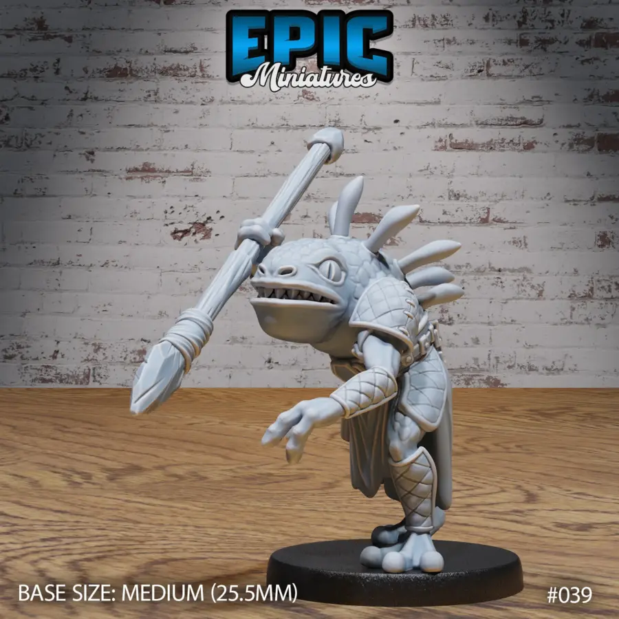 River Folk Bard / River Folk Spearman / River Folk Wizard / River Folk Archer Set - Image 4