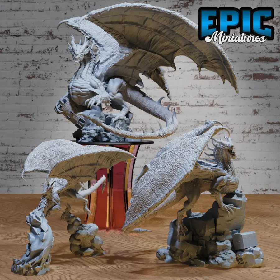 Chaos Red Dragon Young / Chaos Red Dragon Adult / Chaos Red Dragon Ancient Set
