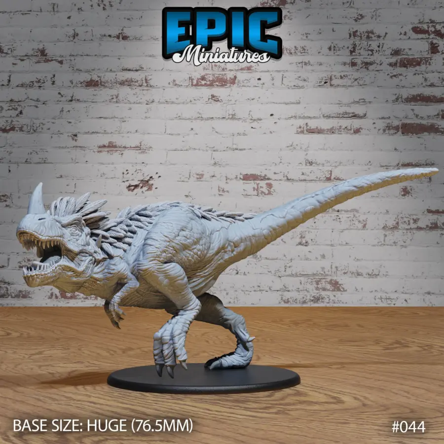 Horned Rex - 2 variations / Horned Rex Chasing - 2 variations / Horned Rex Roaring - 2 variations Set - Image 8