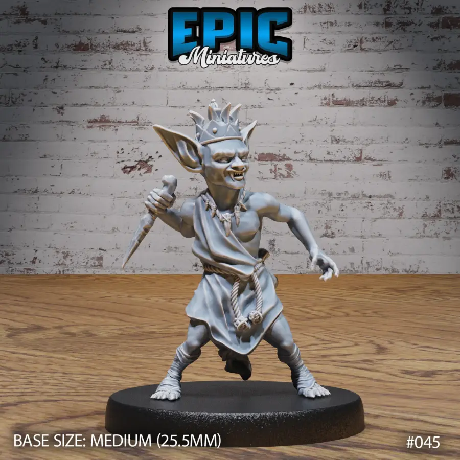 Goblin Tribe King / Goblin Tribe Shaman / Goblin Tribe Adventurer / Goblin Tribe Assassin / Goblin Tribe Raider Set - Image 2