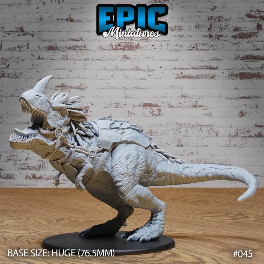 Horned Rex - 2 variations / Horned Rex Chasing - 2 variations / Horned Rex Roaring - 2 variations Set - Image 11