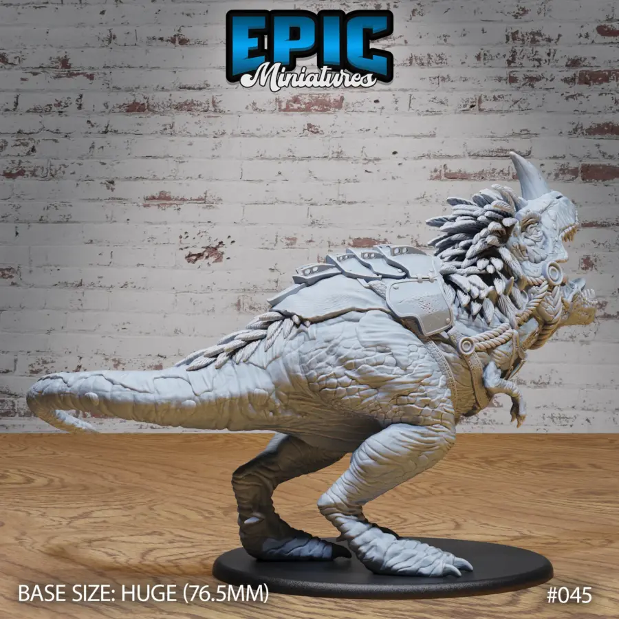 Horned Rex - 2 variations / Horned Rex Chasing - 2 variations / Horned Rex Roaring - 2 variations Set - Image 12