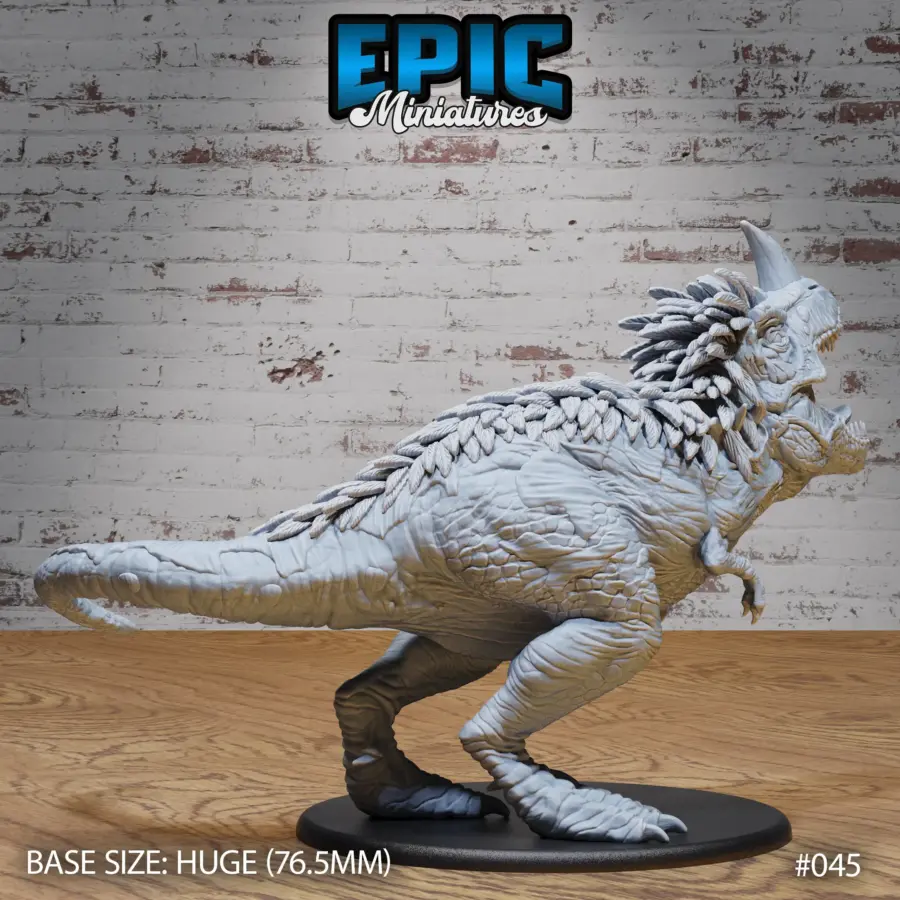 Horned Rex - 2 variations / Horned Rex Chasing - 2 variations / Horned Rex Roaring - 2 variations Set - Image 14
