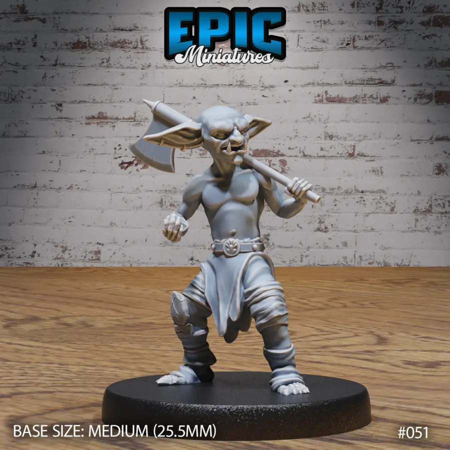Goblin Tribe Archer / Goblin Tribe Barbarian / Goblin Tribe Chef / Goblin Tribe Sorcerer / Goblin Tribe Guard Set - Image 4