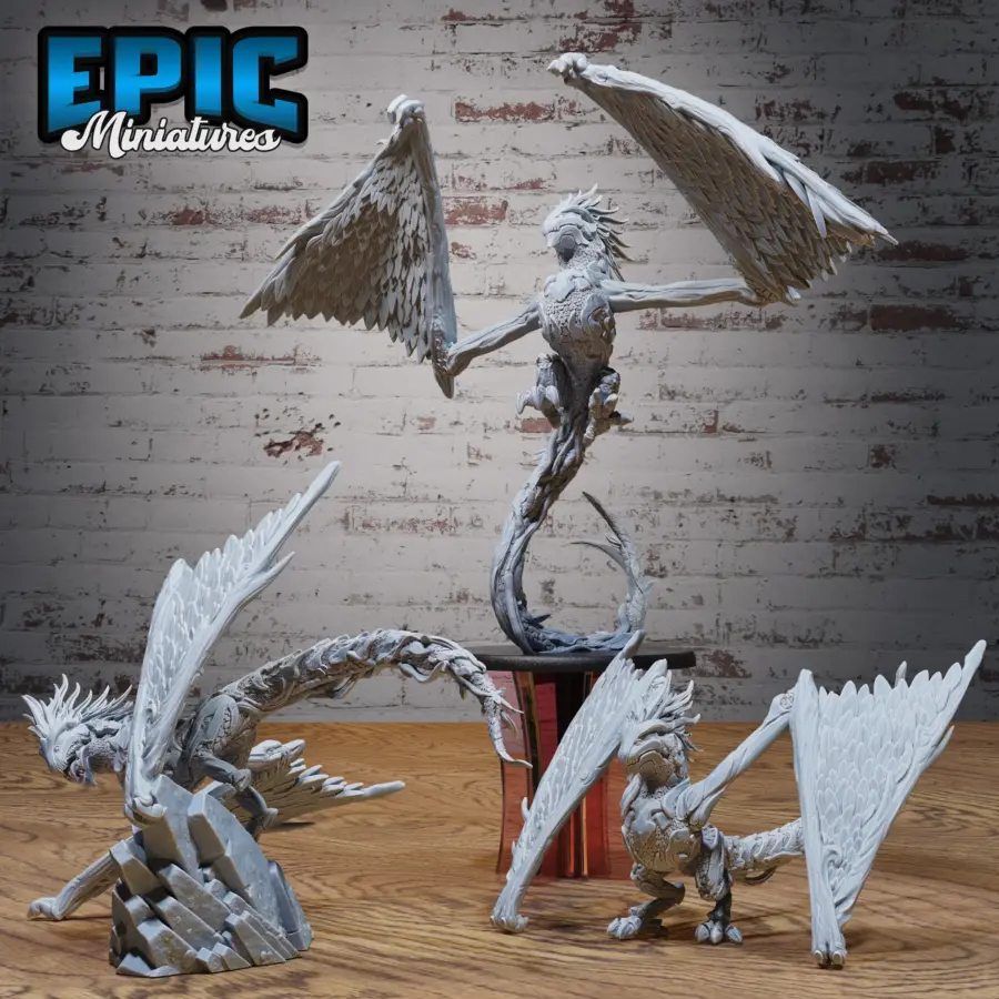 Wood Wyvern Set