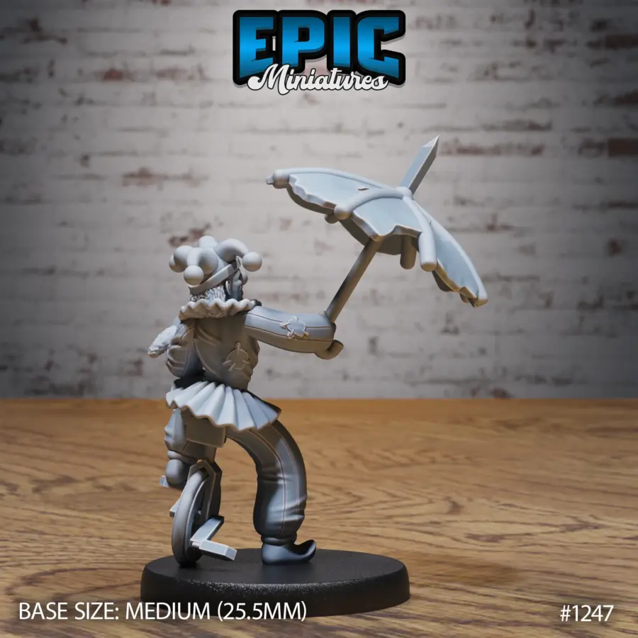 Horror Clown Unicycle / Horror Clown Mime / Horror Clown Sword Swallower / Horror Clown Brute Set - Image 3