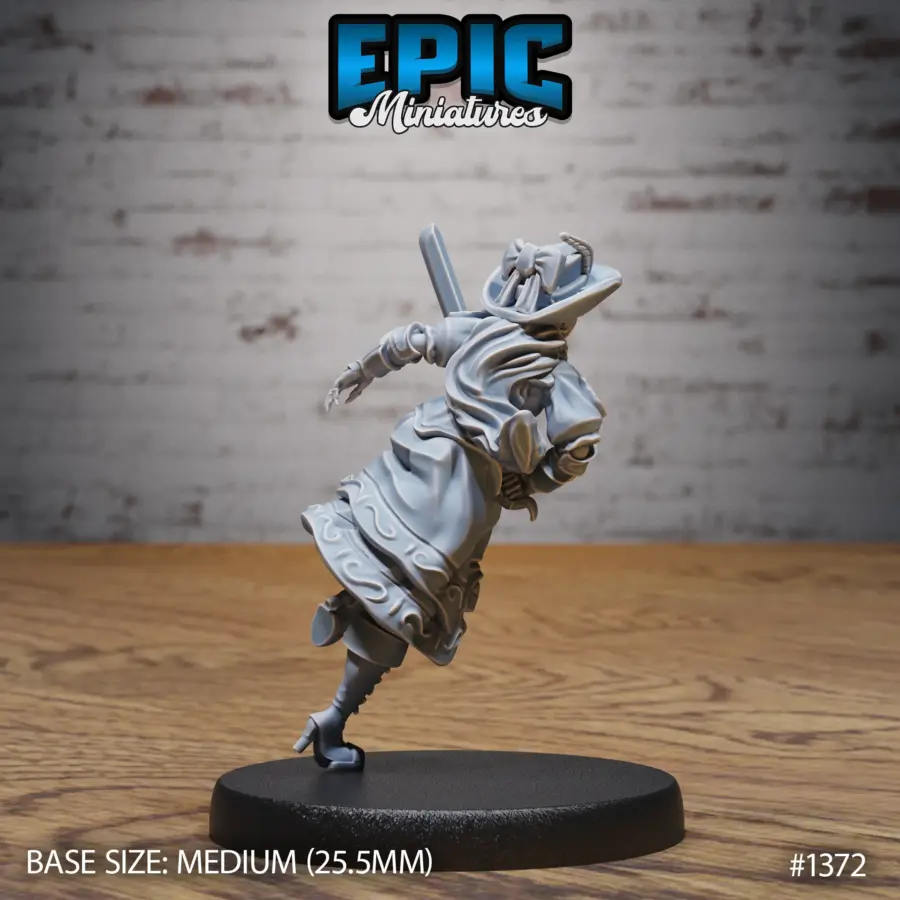 Lady Roseheart Attacking (Medium) - Image 2
