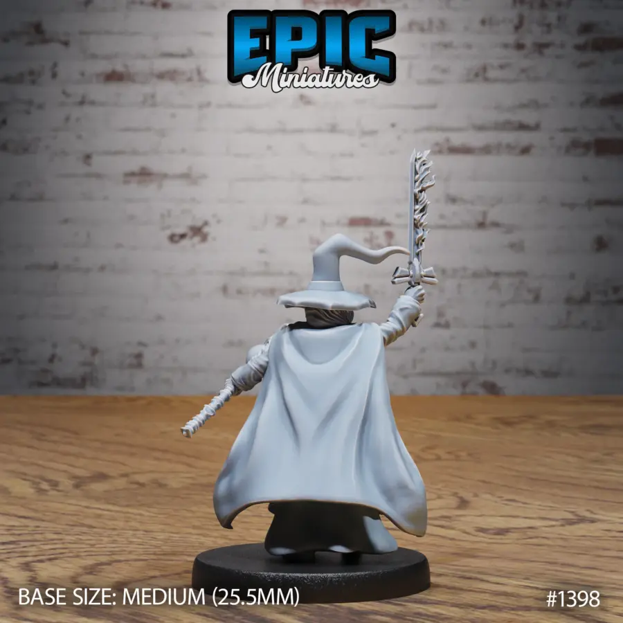 Gray Wizard Flame Sword (Medium) - Image 2