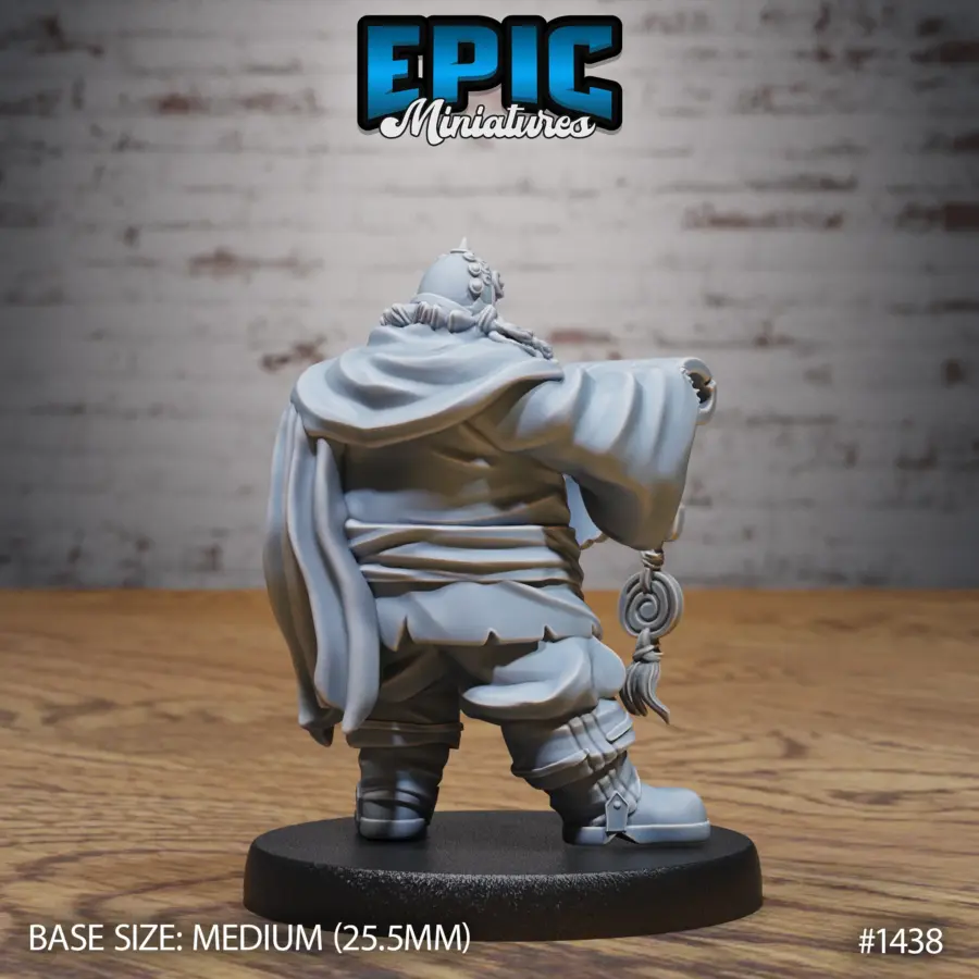 Fire Dwarf Male Town Crier (Medium) - Image 2