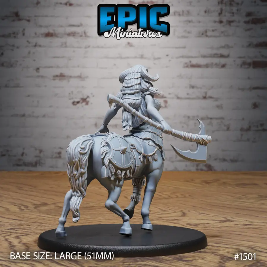 Centaur Female Axe / Centaur Female Archer / Centaur Female Spear Set - Image 3