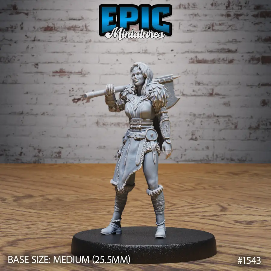 Barbarian Female Confident (Medium)