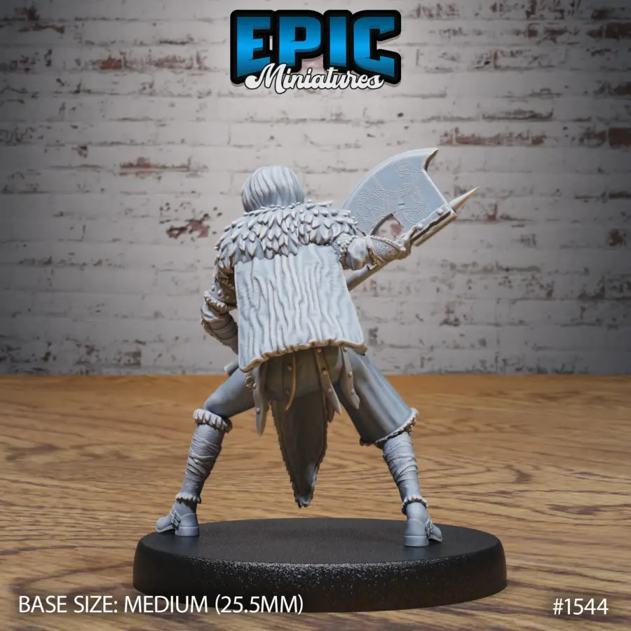 Barbarian Female Fighting (Medium) - Image 2