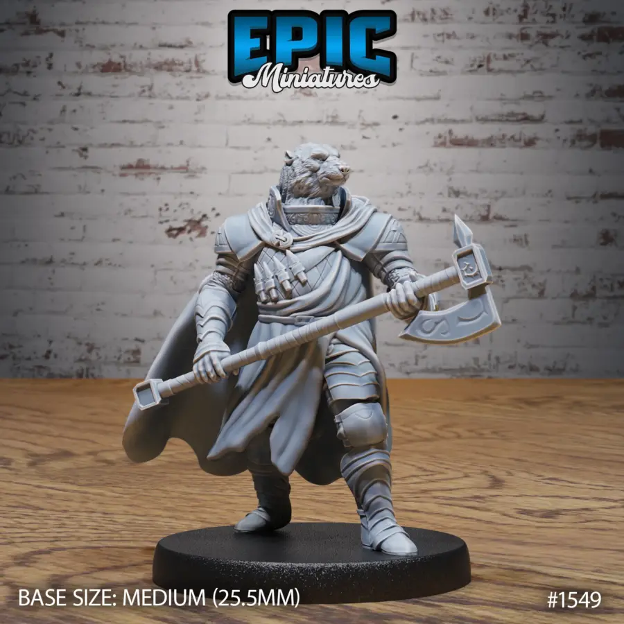 Polar Bear Paladin (Medium)