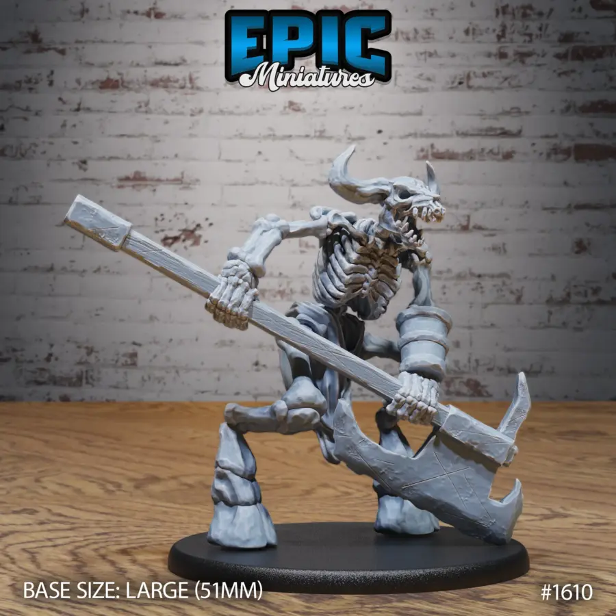 Minotaur Skeleton Axe (Large)