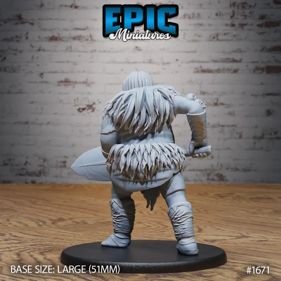 Ogre Female Shovel / Ogre Female Sitting / Ogre Female Attacking Set - Image 3