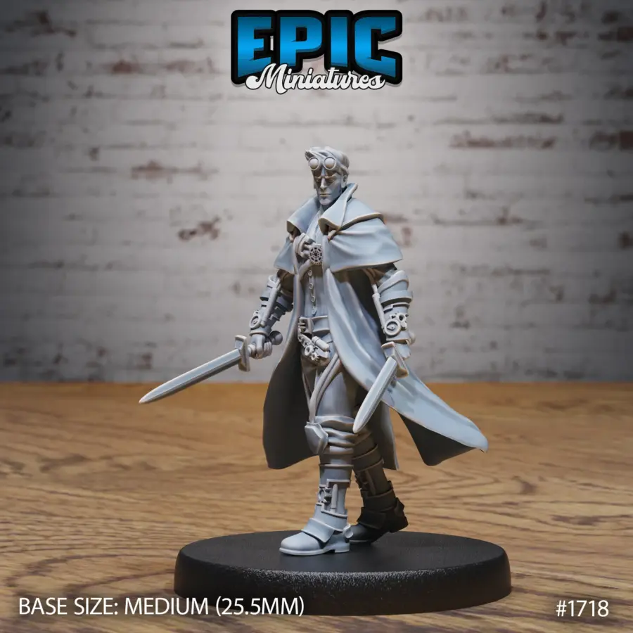 Adventurer Isaac Swords (Medium)