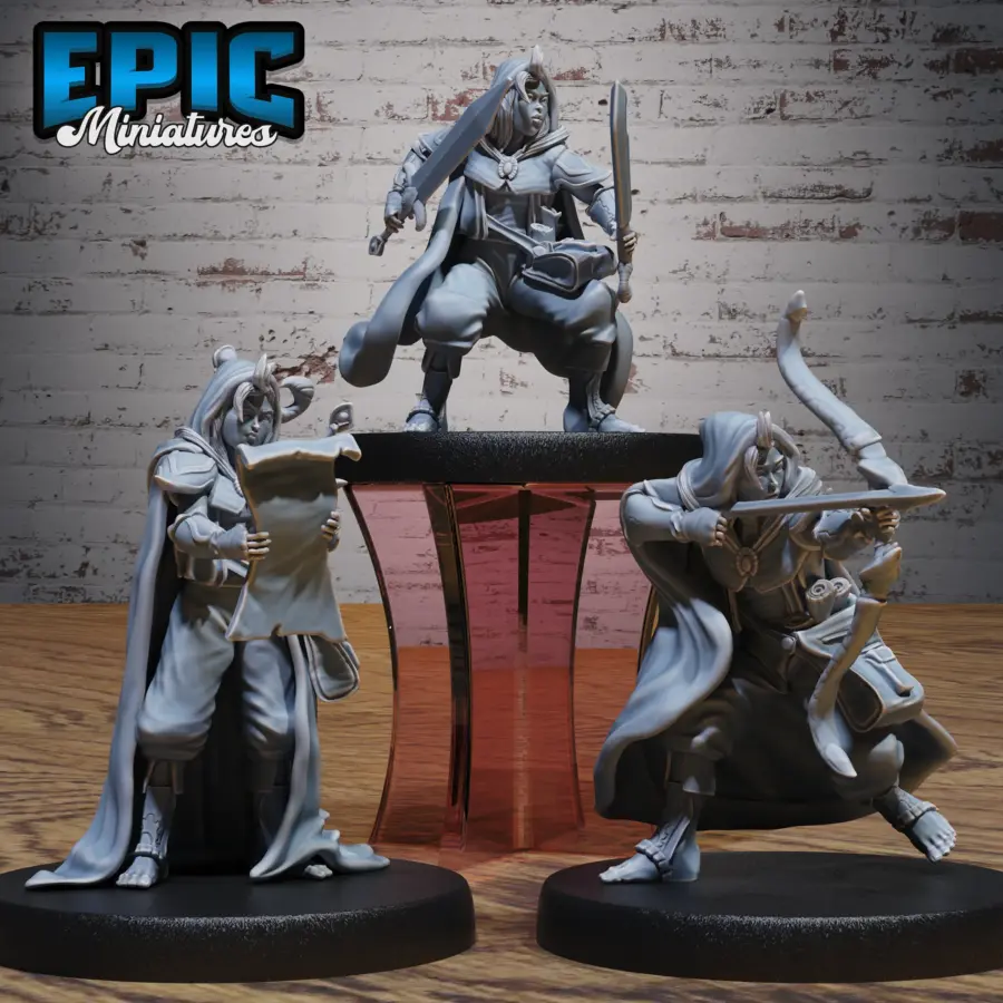 Halfling Rogue Contract / Halfling Rogue Dagger / Halfling Rogue Bow & Arrow Set