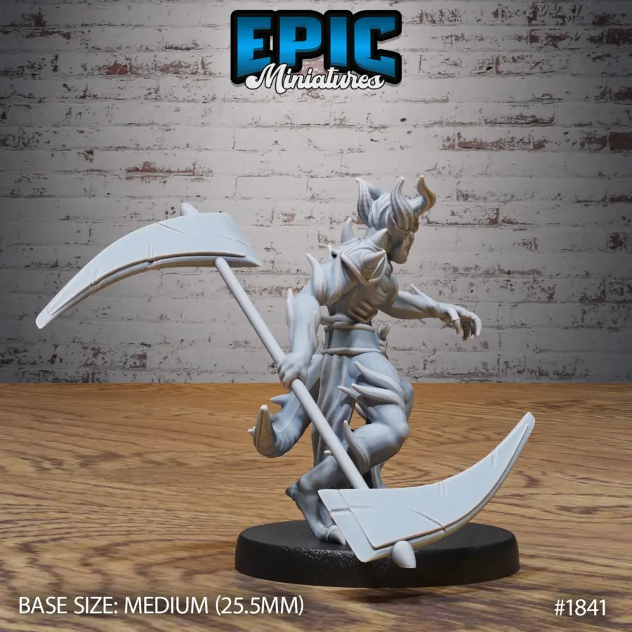 Devil Army Dual Scythe / Devil Army Flail / Devil Army Sword / Devil Army Spear Set - Image 3