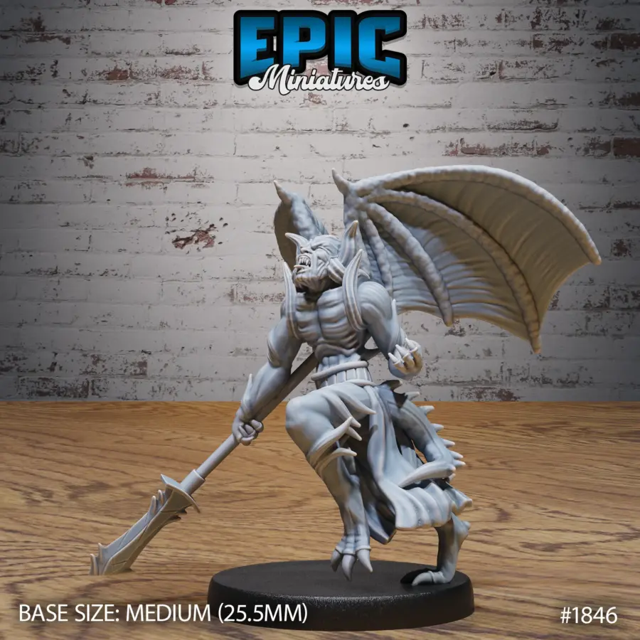 Winged Devil Army Spear (Medium)