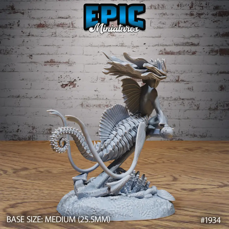 Seahorse Mermaid Anchor (Medium) - Image 2