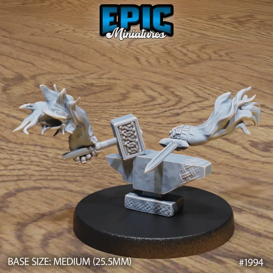 Dark Dwarf Blacksmith (Medium) - Image 6