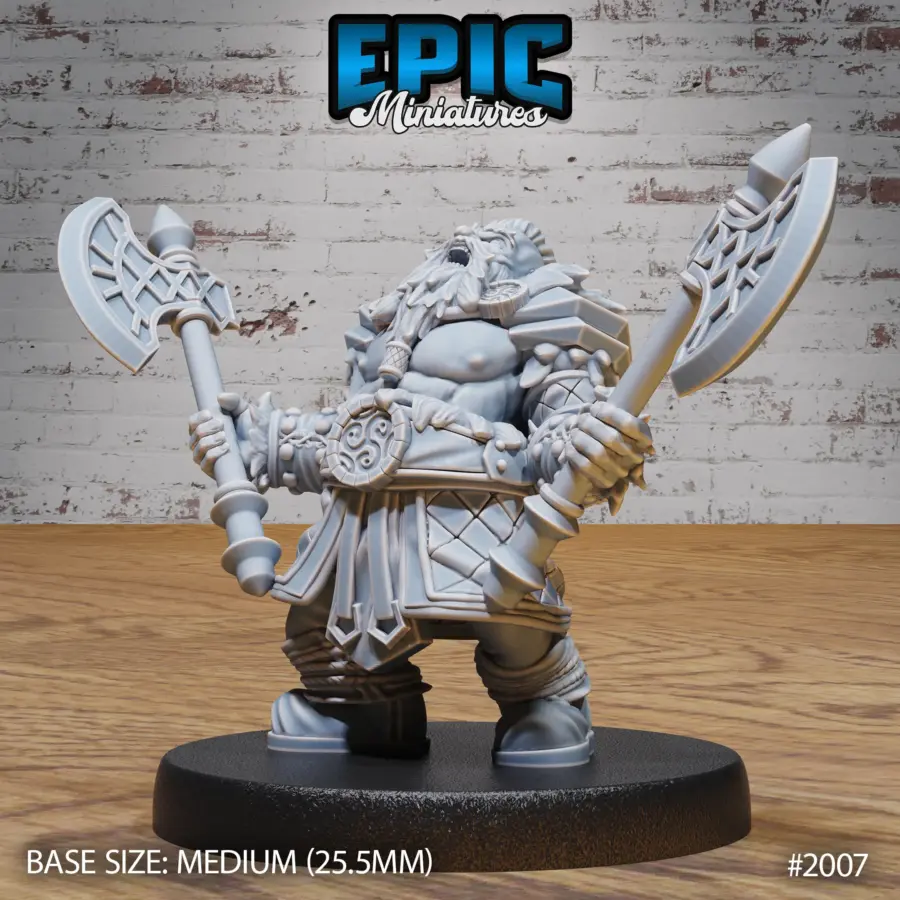 Dwarf Army Berserker (Medium)
