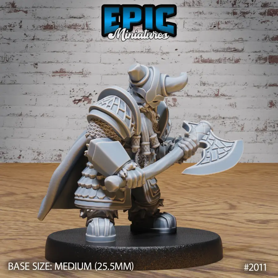 Dwarf Army Axe Warrior (Medium)