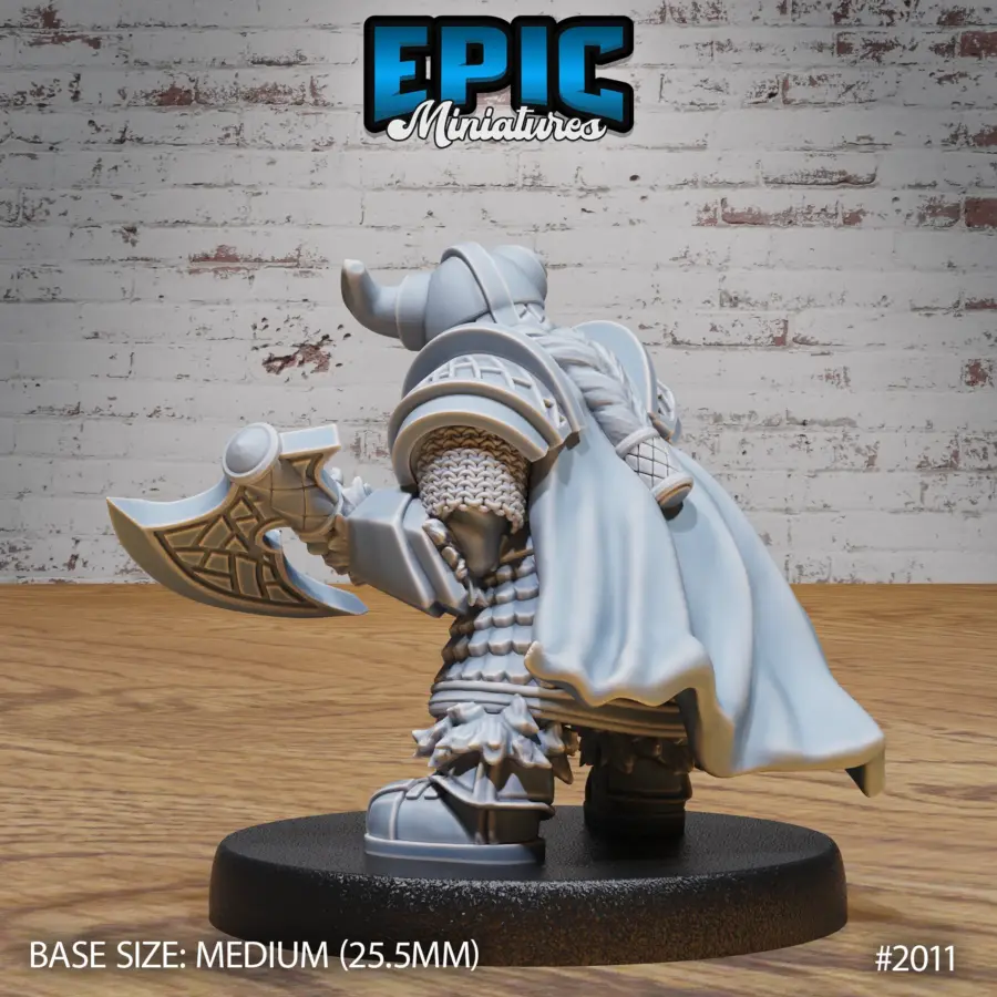 Dwarf Army Axe Warrior (Medium) - Image 2