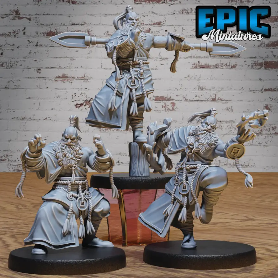 Half Dwarf Monk Set