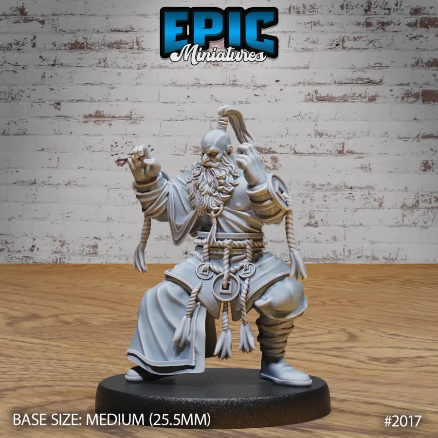 Half Dwarf Monk (Medium)