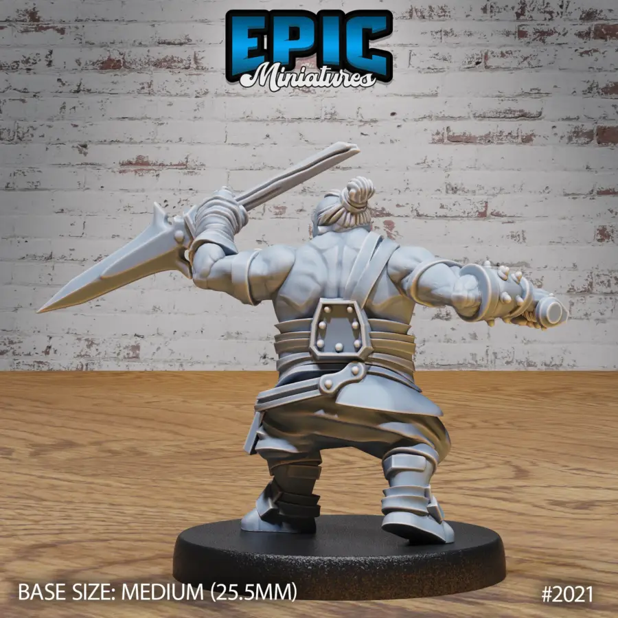 Bulky Dwarf Fighting (Medium) - Image 2